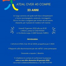 ATDAL OVER 40 COMPIE 23 ANNI !